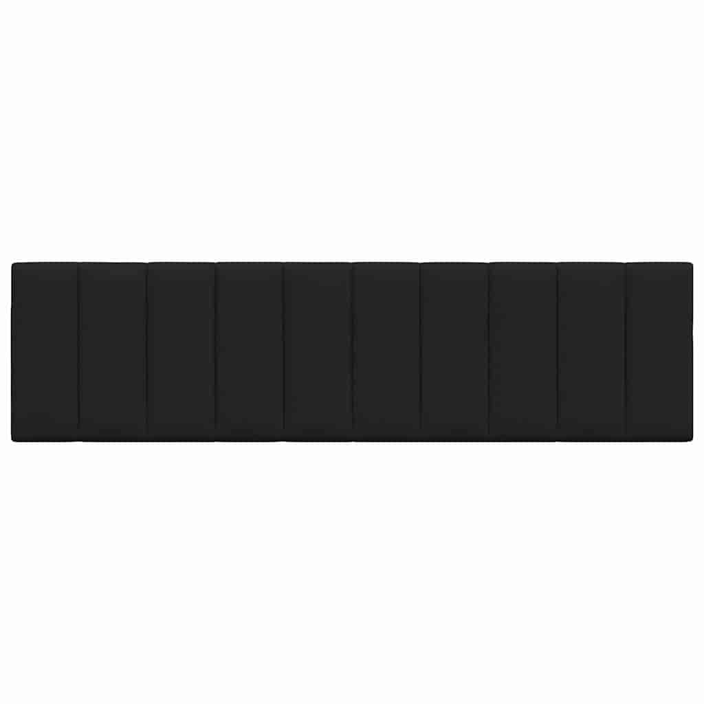 Coussin de tête de lit Hanko noir 180 cm tissu - XIOS