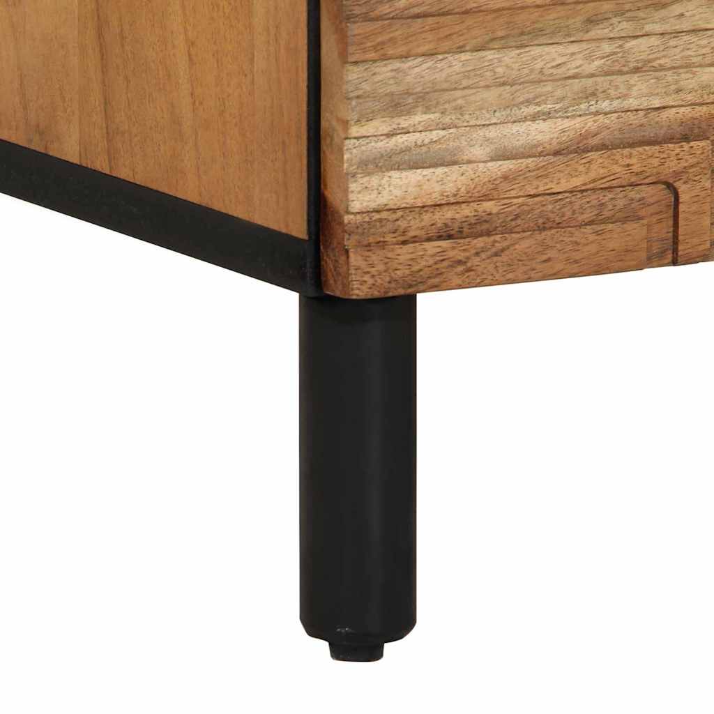 Buffet 2 pcs Marron 60 x 33 x 75 cm Bois d'acacia massif