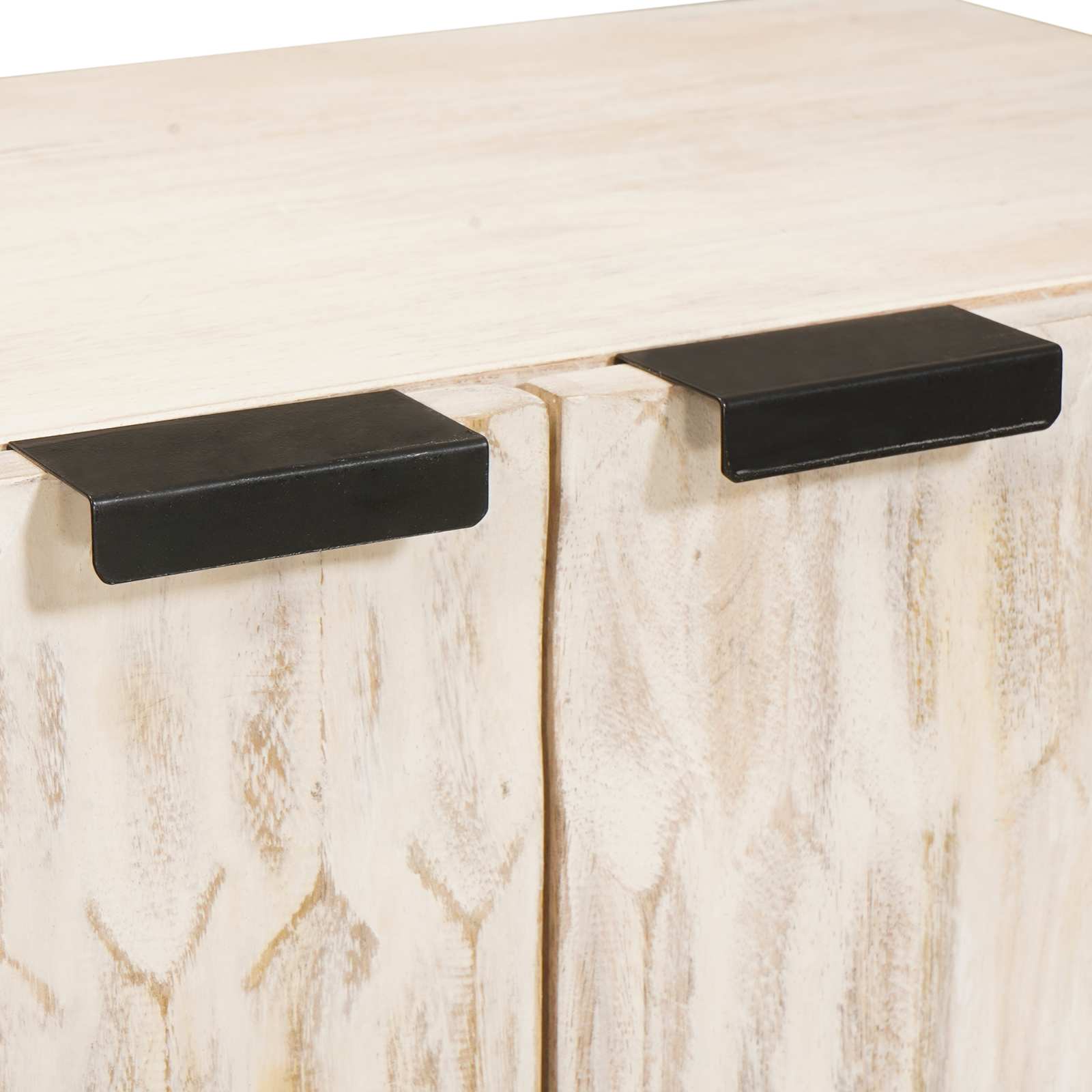 Buffet 3 pcs Finition Lavage Blanc 180 x 33 x 75 cm - XIOS