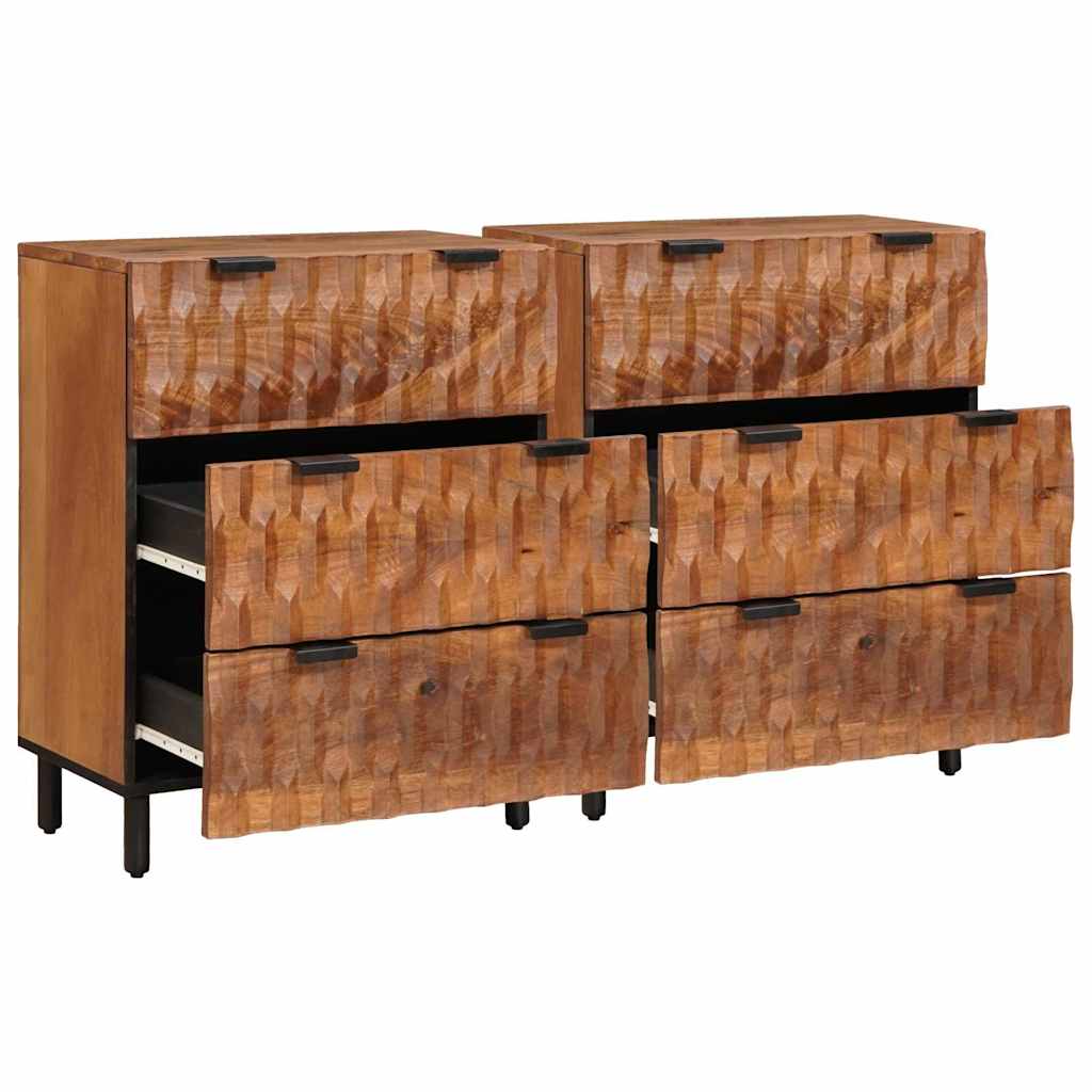 Buffet Finition Acacia Brun Bois de mangue massif - XIOS