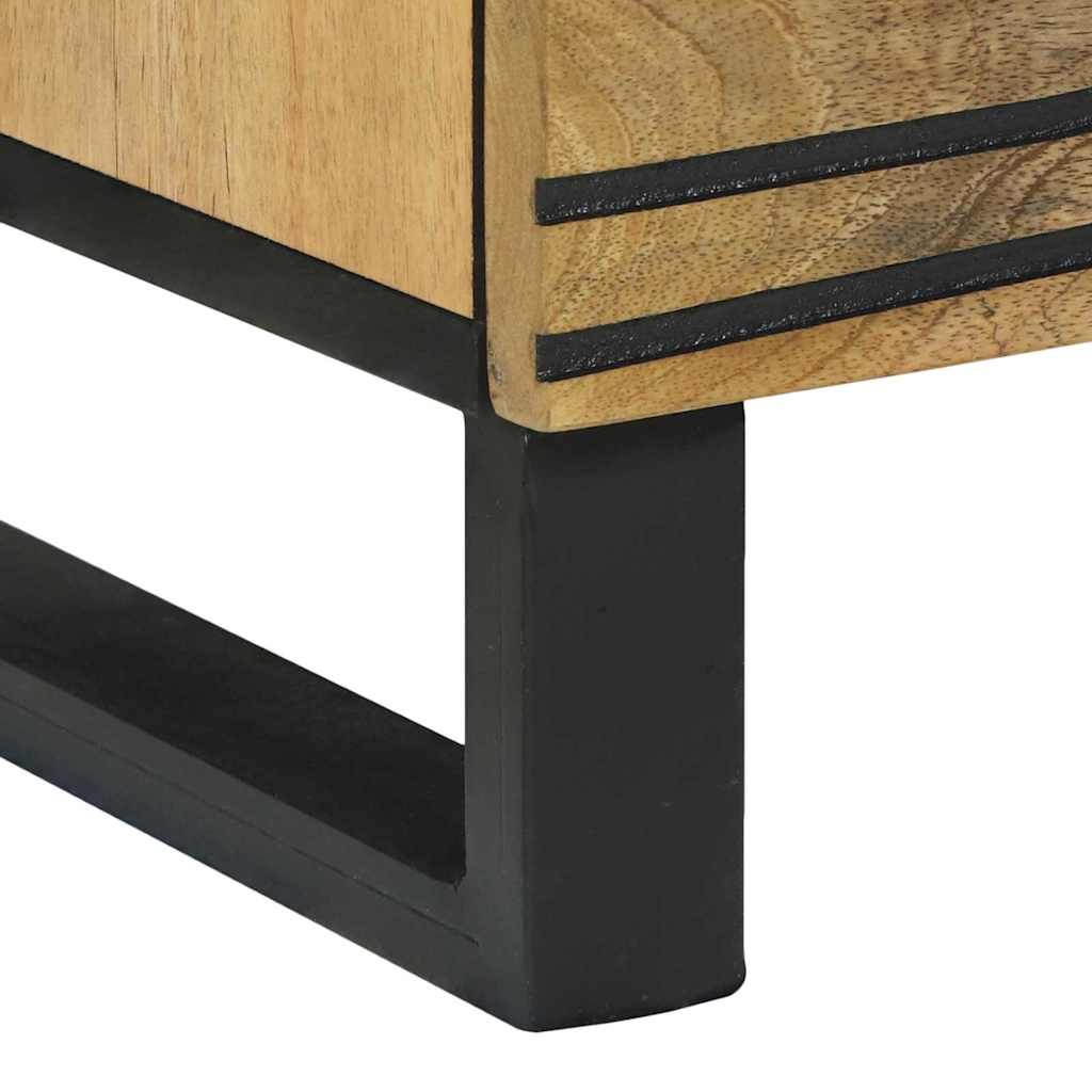 Buffets avec tiroir avec stockage 2 pcs Marron Moyen Bois de mangue massif XIOS