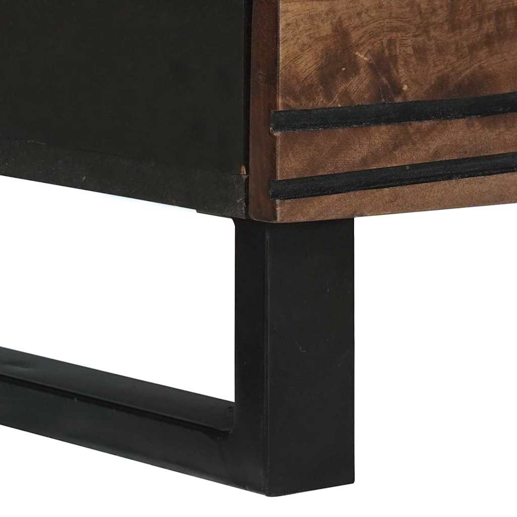 Buffets 2 pcs Marron 60 x 33.5 x 75 cm bois de manguier massif - XIOS