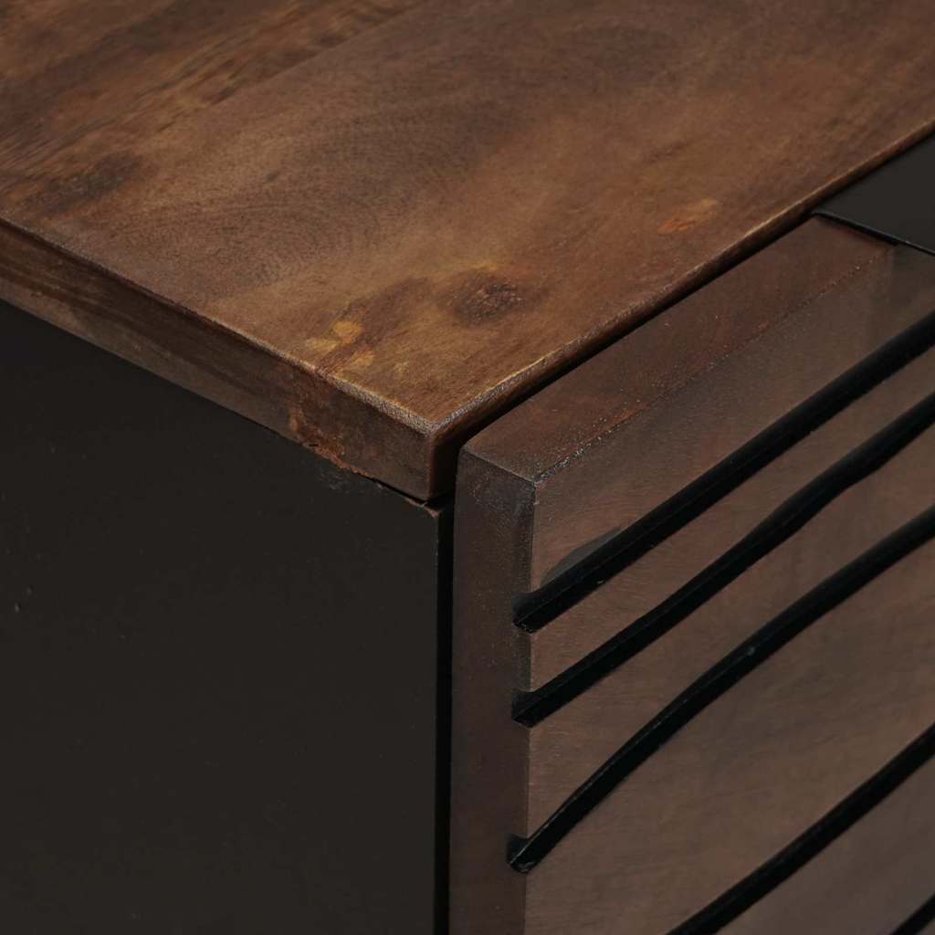 Buffets 2 pcs Marron 60 x 33.5 x 75 cm bois de manguier massif - XIOS