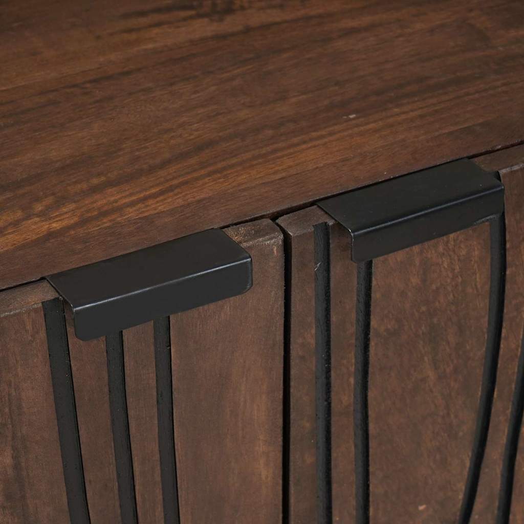 Ensemble de buffet 3 pc Marron 180 x 33 x 75 cm