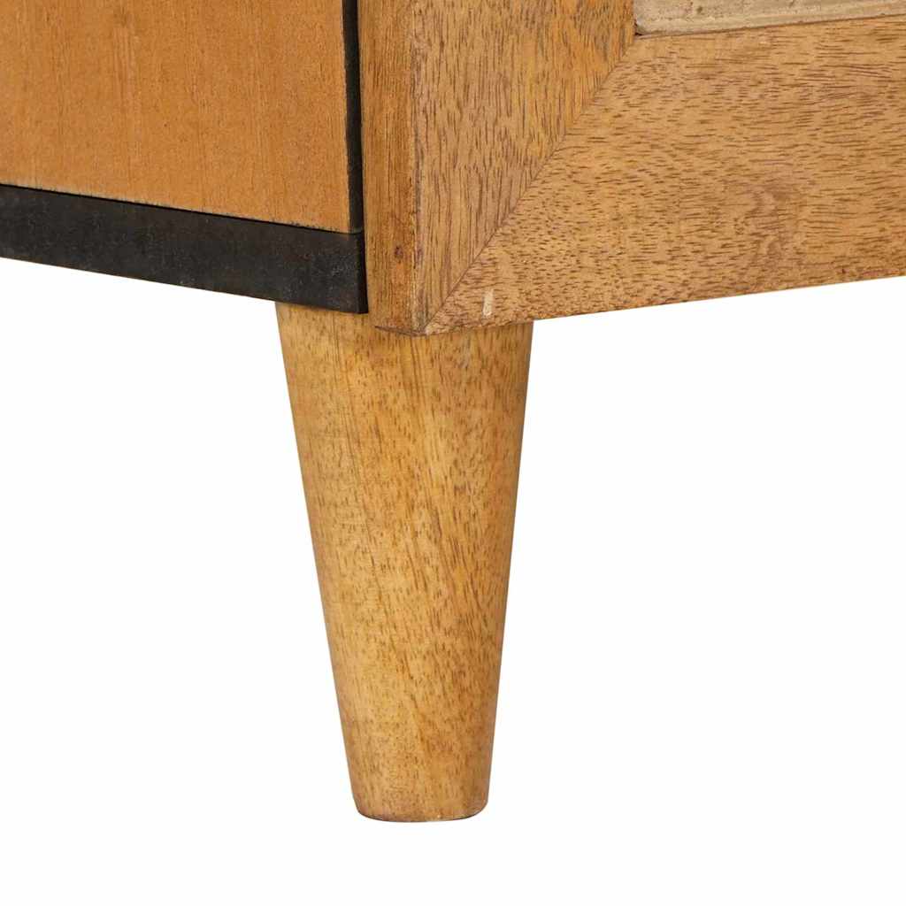Buffet 2 pcs Marron 60 x 33 x 75 cm bois de manguier massif