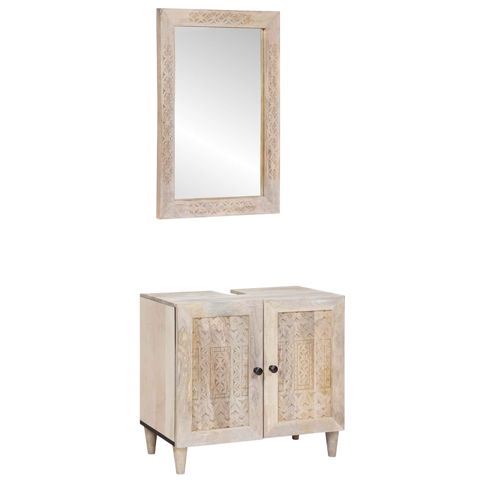 Ensemble de mobilier de salle de bain 2 pc Blanc - XIOS
