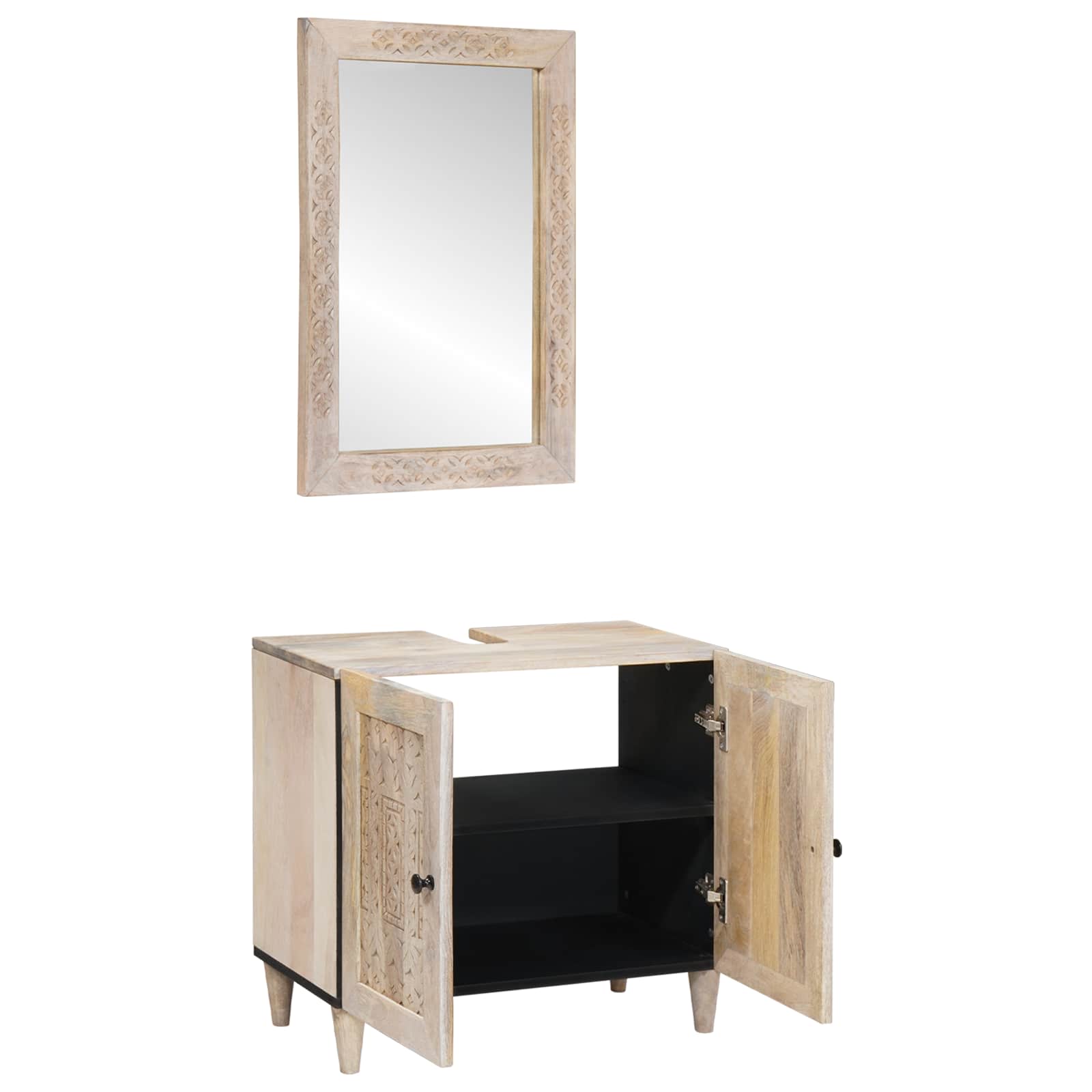 Ensemble de mobilier de salle de bain 2 pc Blanc - XIOS