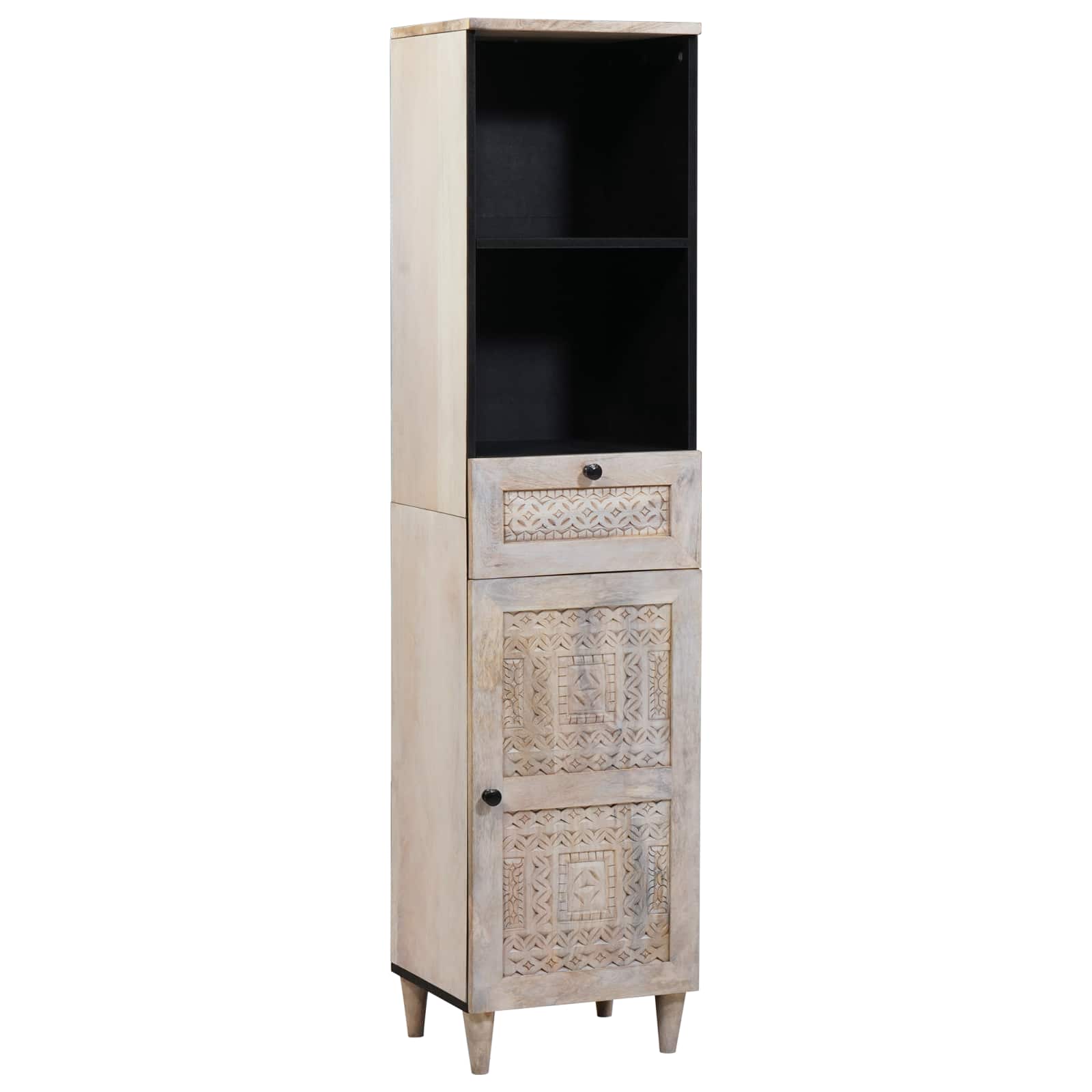 Ensemble de mobilier de salle de bain 3 pièces Blanc