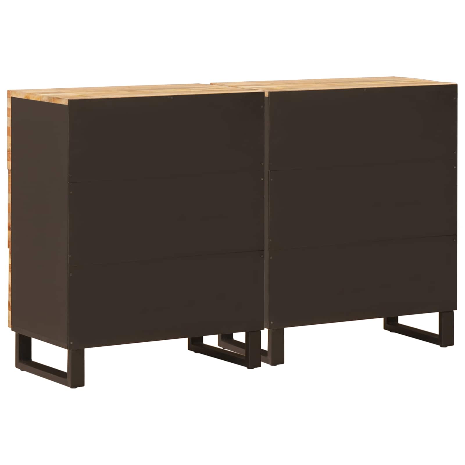 Buffet Marron Bois de mangue massif - XIOS