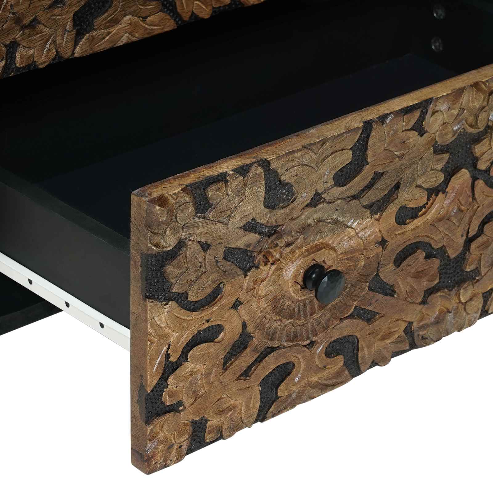 Buffet 2 pcs Marron 60 x 33,5 x 75 cm Bois de mangue massif - XIOS