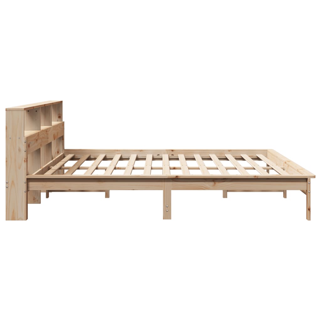 Cadre de lit sans matelas 200x200 cm bois massif de pin - XIOS