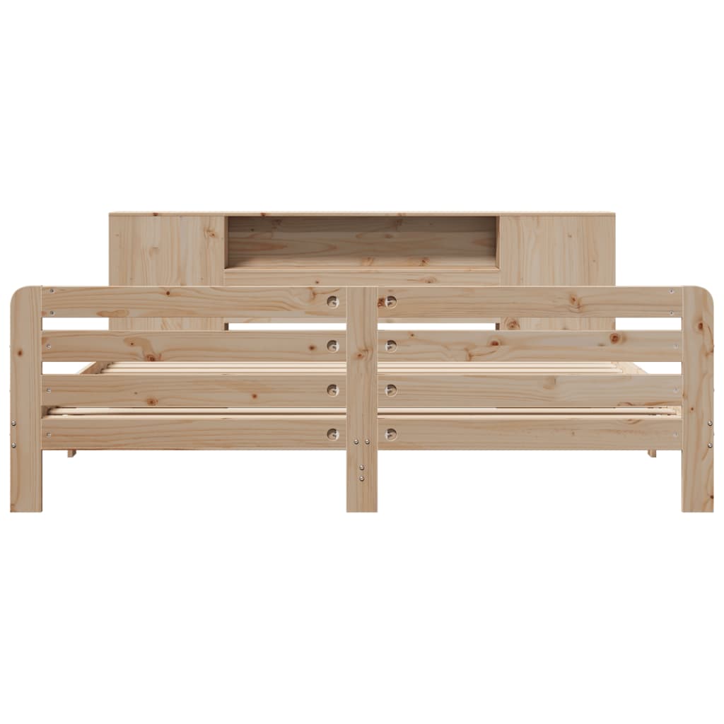 Cadre de lit sans matelas 180x200 cm bois massif de pin - XIOS