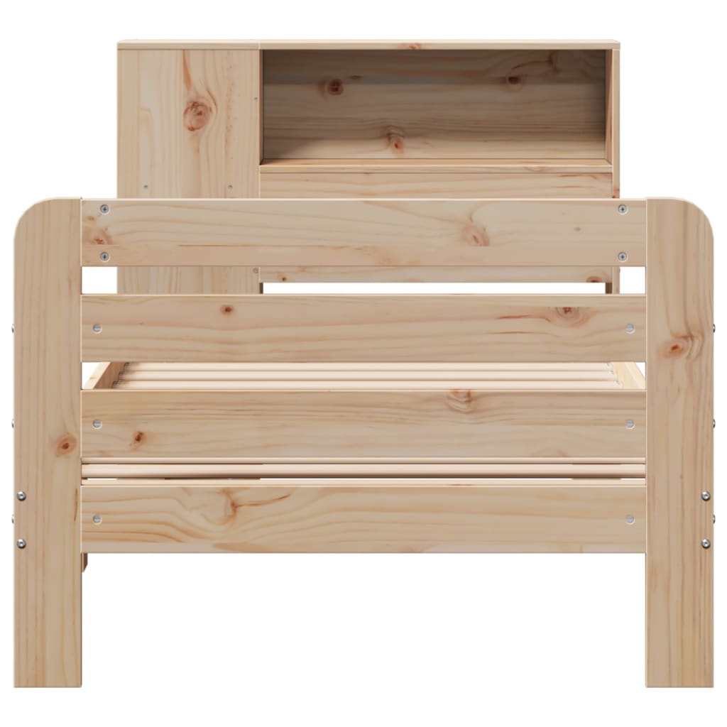 Cadre de lit sans matelas 90x200 cm bois de pin massif - XIOS