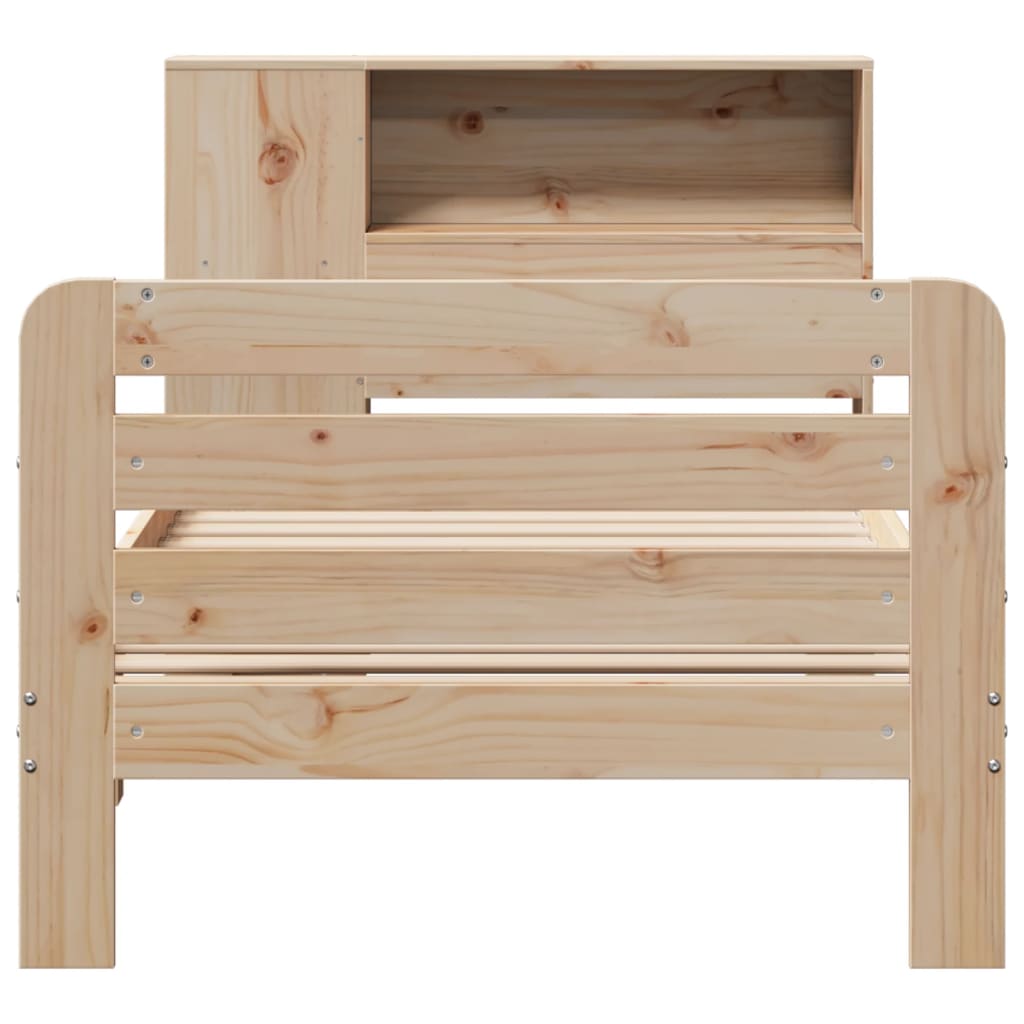 Cadre de lit sans matelas 90x190 cm bois de pin massif - XIOS