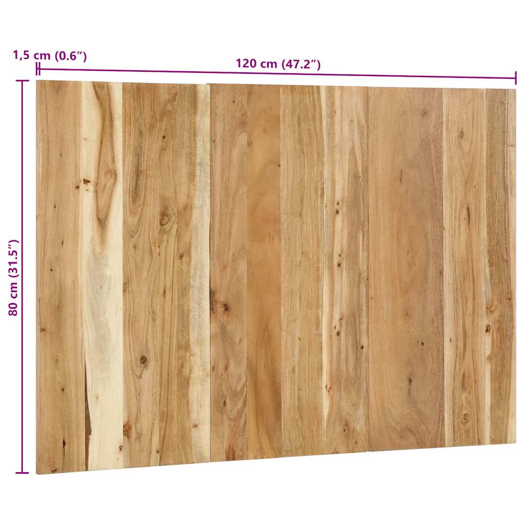 Tête de lit 120 cm bois d'acacia massif - XIOS