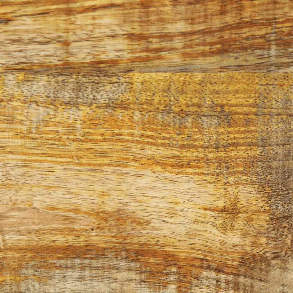 Table de chevet 50x27x50 cm bois massif de manguier brut - XIOS