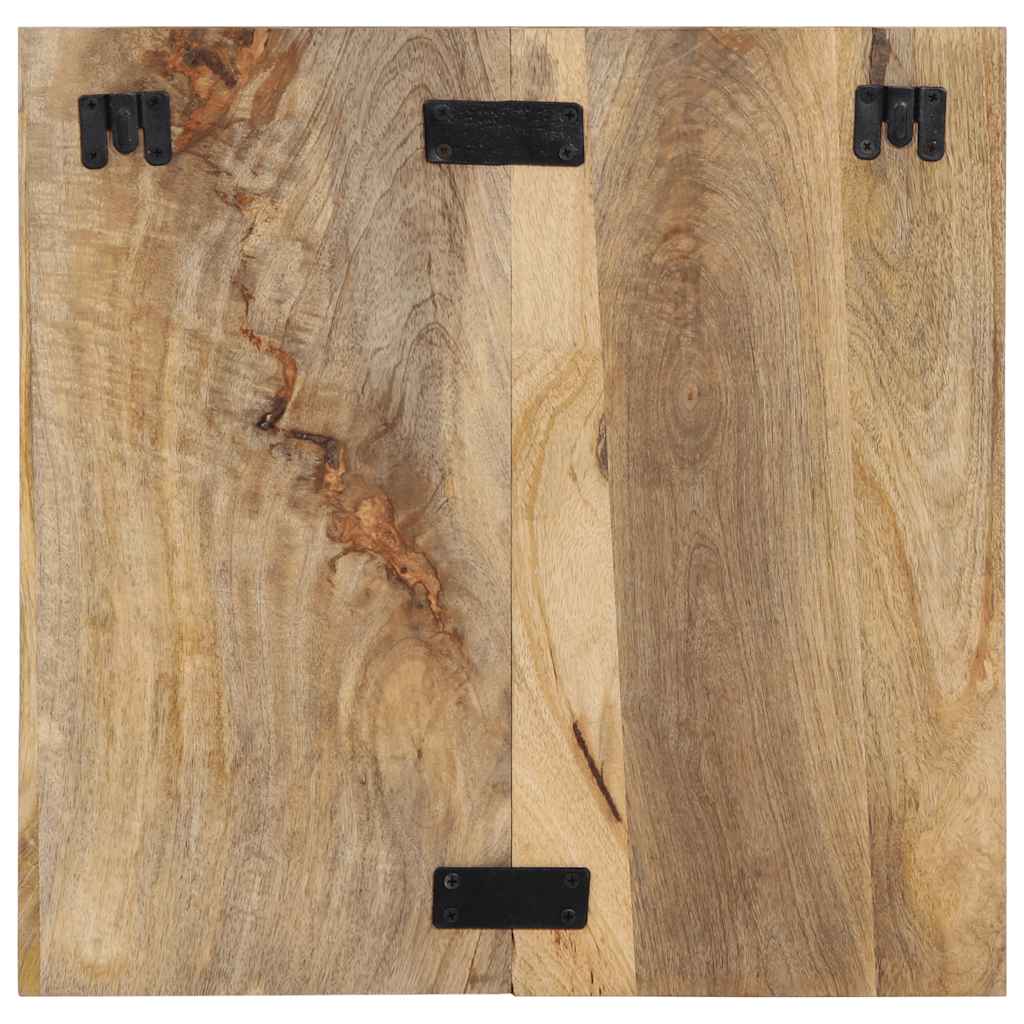 Table de chevet 50x27x50 cm bois massif de manguier brut - XIOS