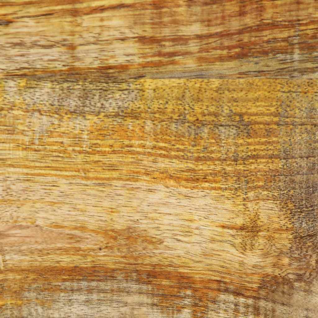Table de chevet 50x27x50 cm bois massif de manguier brut - XIOS