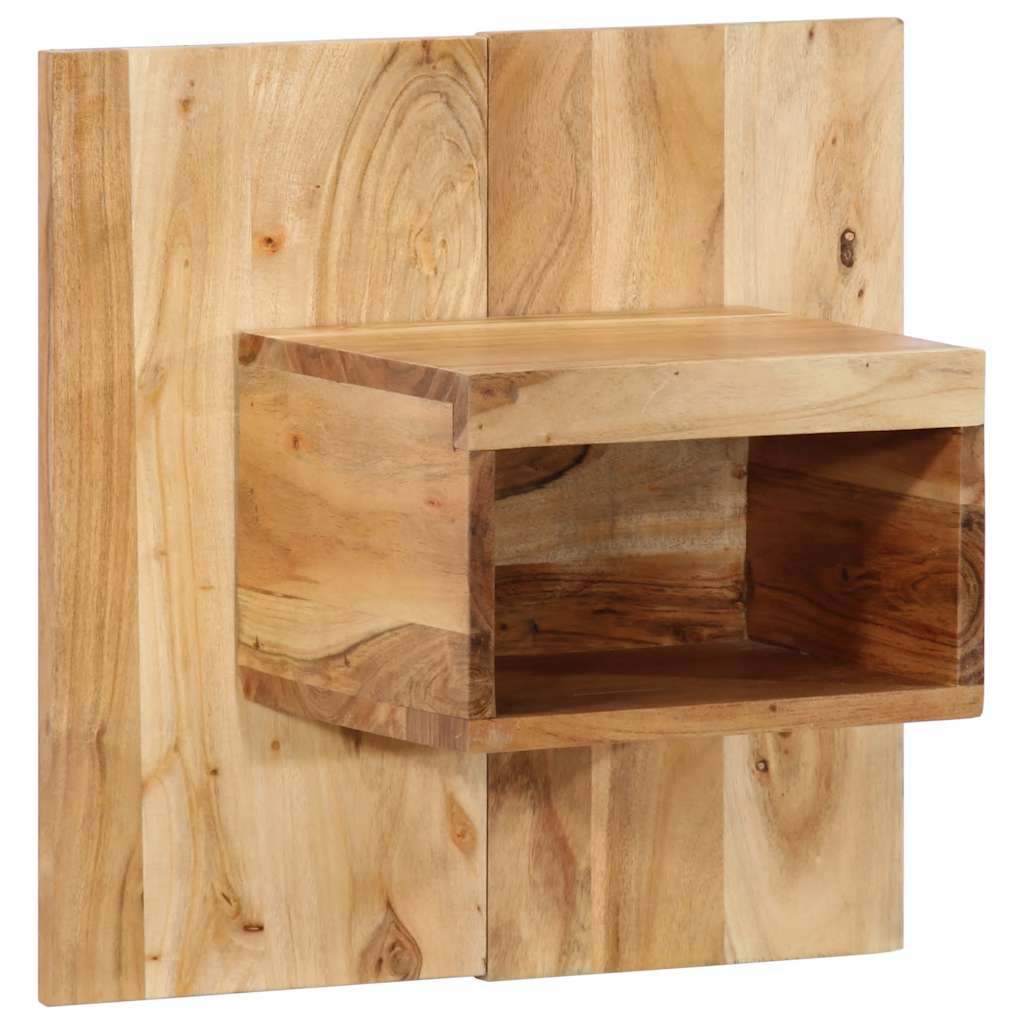 Table de chevet 50x27x50 cm bois d'acacia solide - XIOS