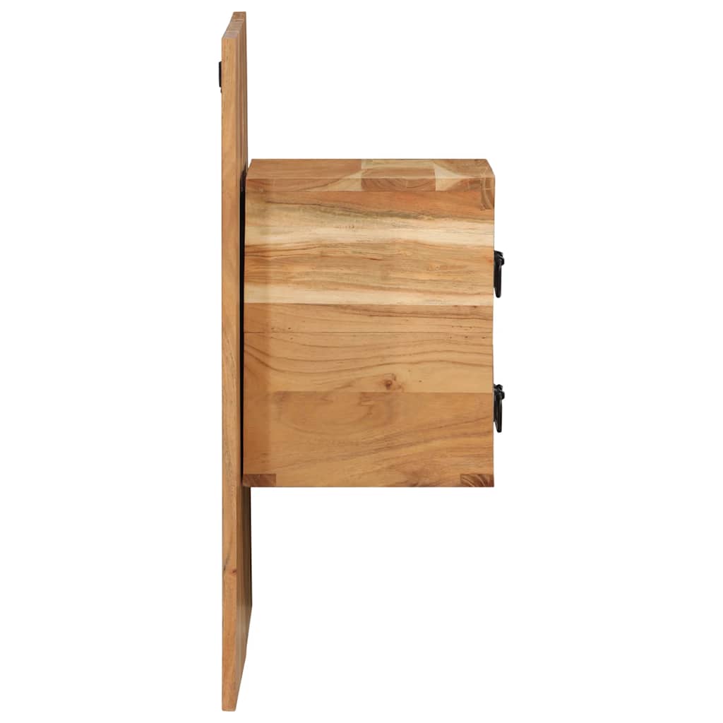 Table de chevet 60x32x80 cm bois d'acacia solide - XIOS