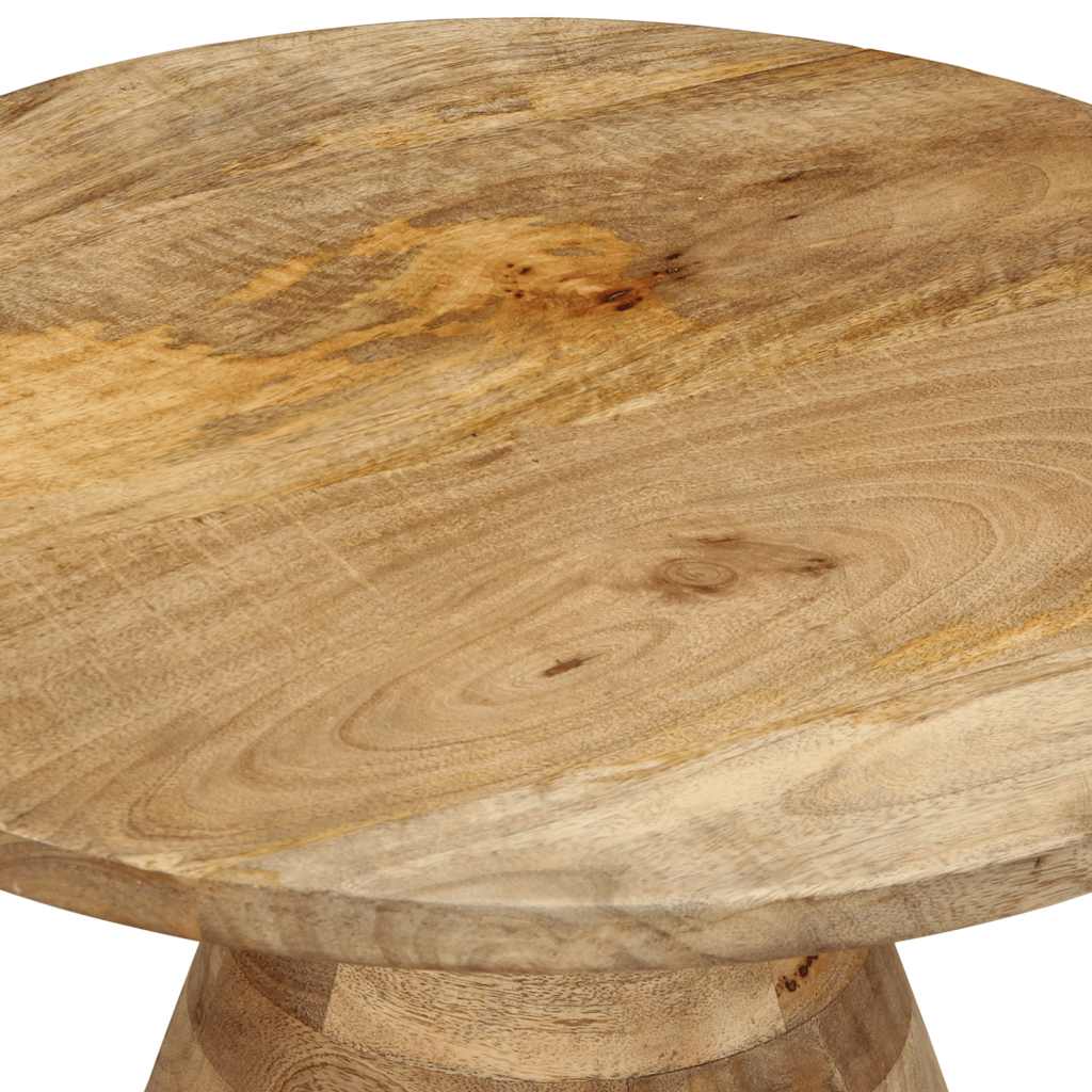 Table d'appoint Ø50x40 cm bois de manguier massif - XIOS
