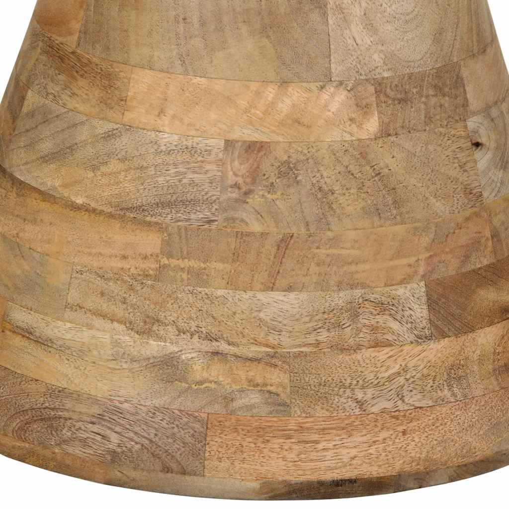Table d'appoint Ø50x40 cm bois de manguier massif - XIOS