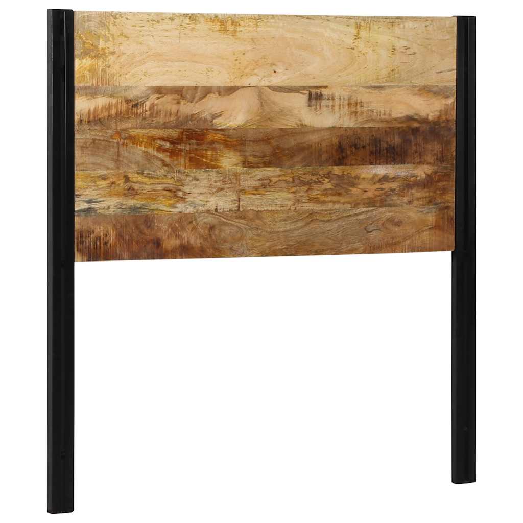 Tête de lit 100 cm bois massif manguier et fer - XIOS