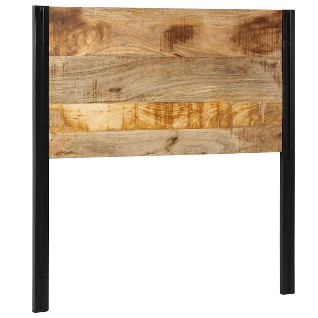 Tête de lit 100 cm bois massif manguier et fer - XIOS