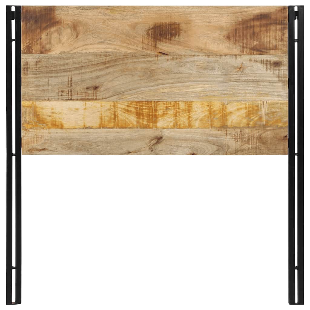 Tête de lit 100 cm bois massif manguier et fer - XIOS