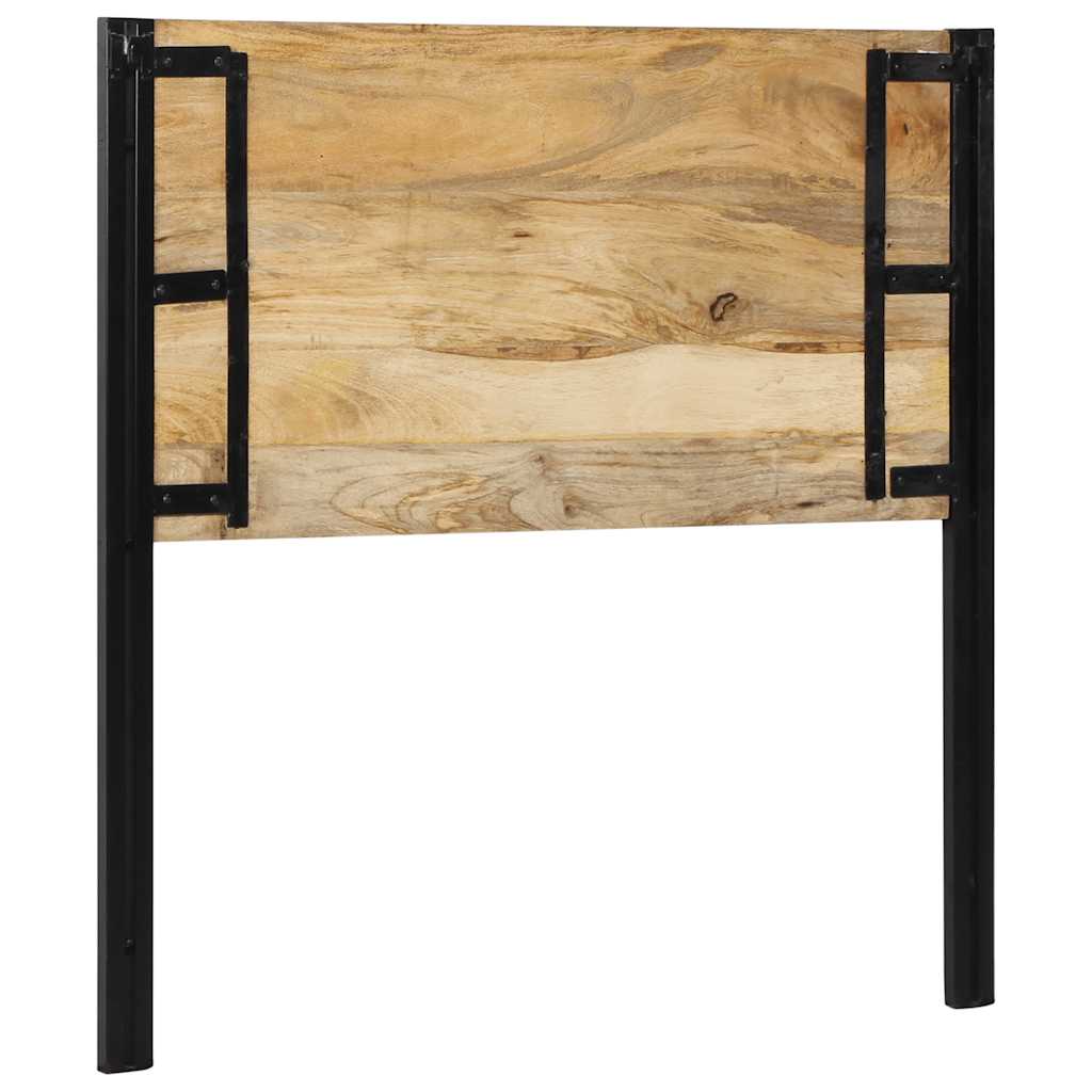 Tête de lit 100 cm bois massif manguier et fer - XIOS