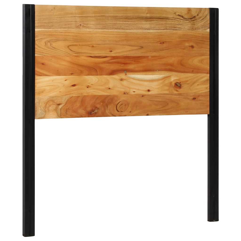 Tête de lit 100 cm bois massif d'acacia et fer - XIOS