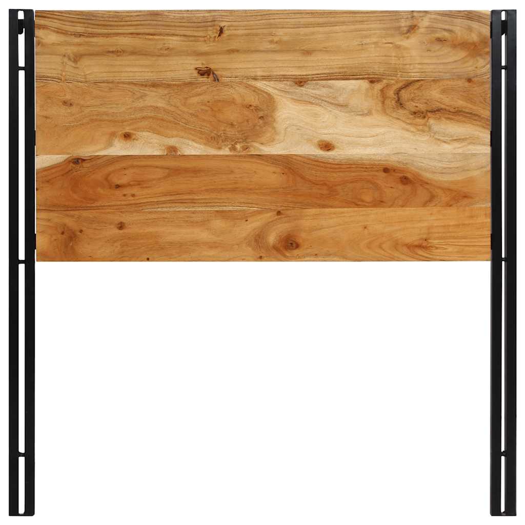 Tête de lit 100 cm bois massif d'acacia et fer - XIOS