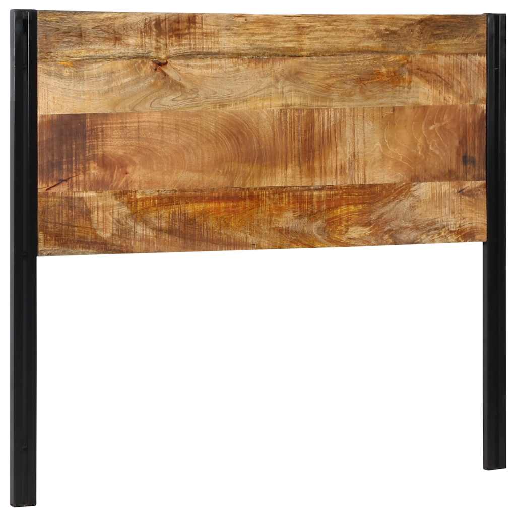 Tête de lit 120 cm bois massif manguier et fer - XIOS