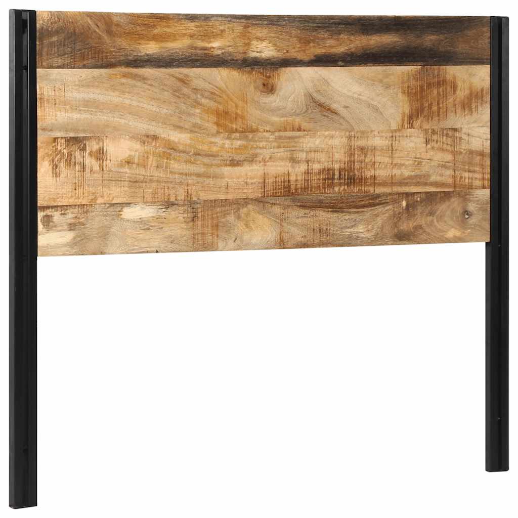 Tête de lit 120 cm bois massif manguier et fer - XIOS