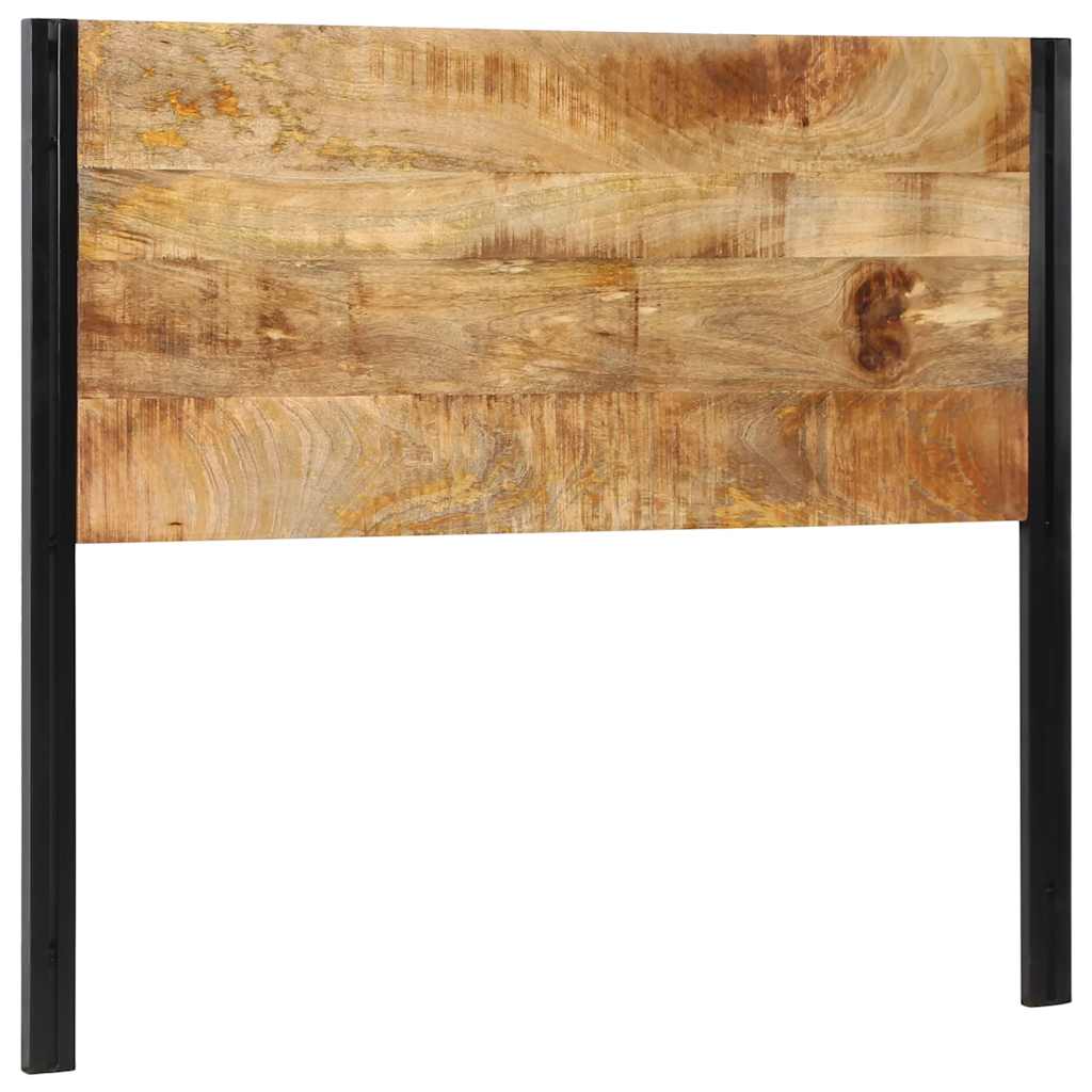 Tête de lit 120 cm bois massif manguier et fer - XIOS