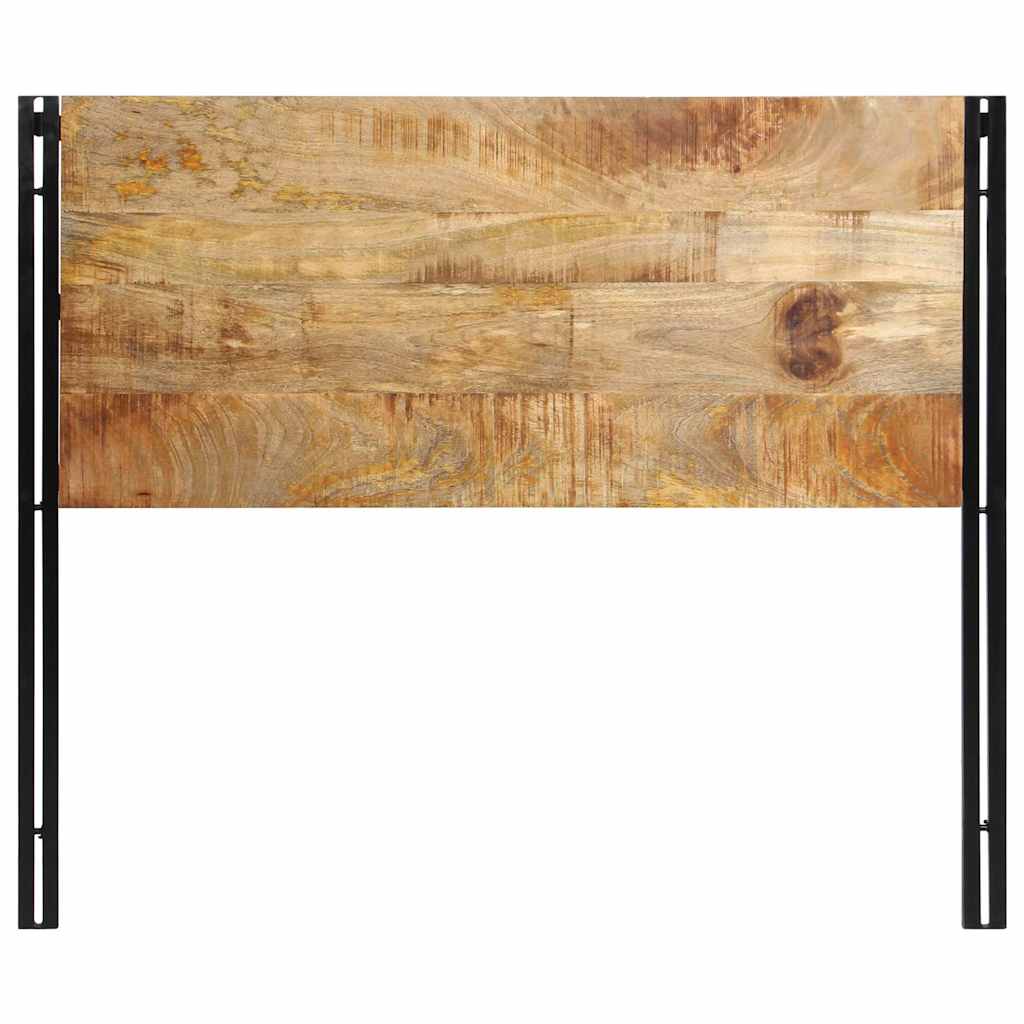 Tête de lit 120 cm bois massif manguier et fer - XIOS