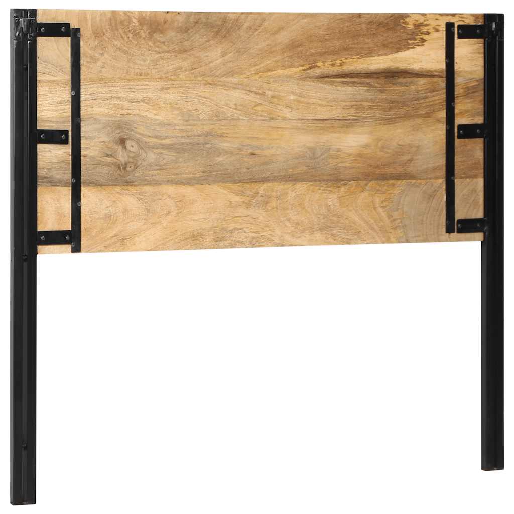 Tête de lit 120 cm bois massif manguier et fer - XIOS
