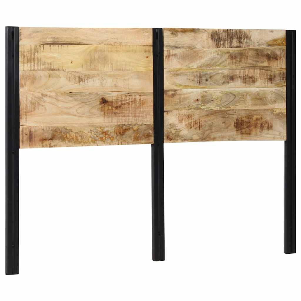 Tête de lit 140 cm bois massif manguier et fer - XIOS