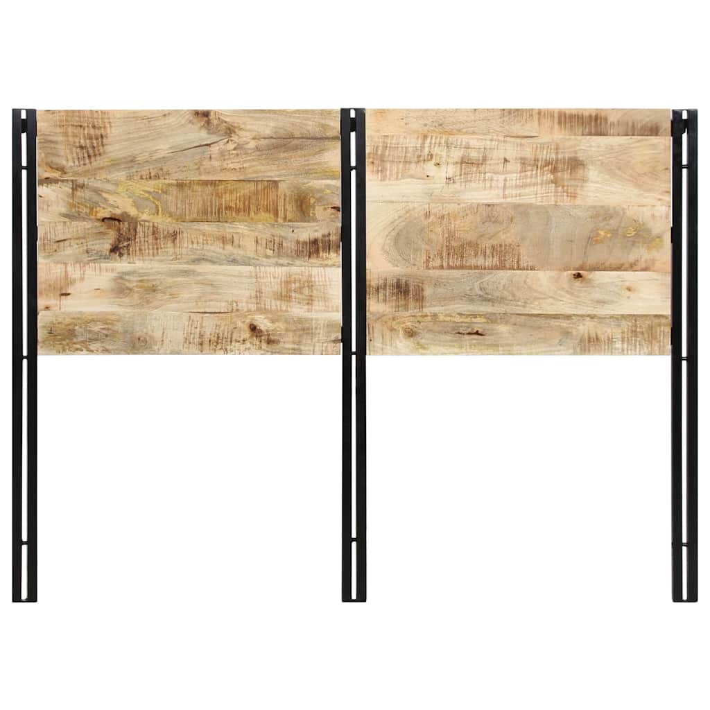 Tête de lit 140 cm bois massif manguier et fer - XIOS
