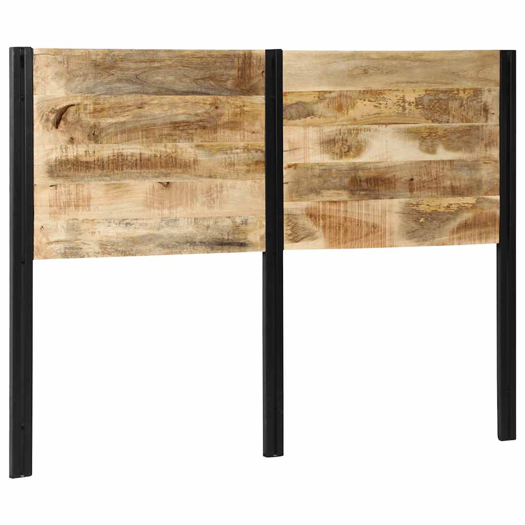 Tête de lit 140 cm bois massif manguier et fer - XIOS