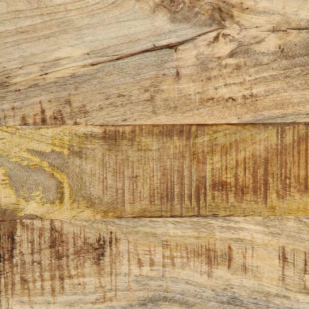 Tête de lit 140 cm bois massif manguier et fer - XIOS