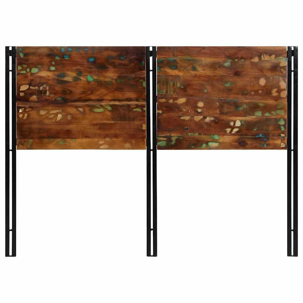 Tête de lit 140 cm bois massif récupéré et fer - XIOS