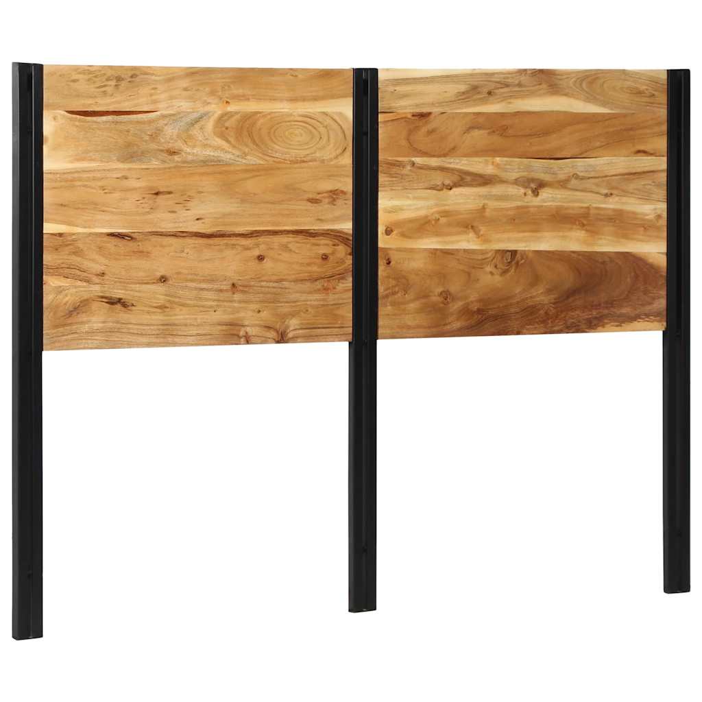 Tête de lit 140 cm bois massif d'acacia et fer - XIOS