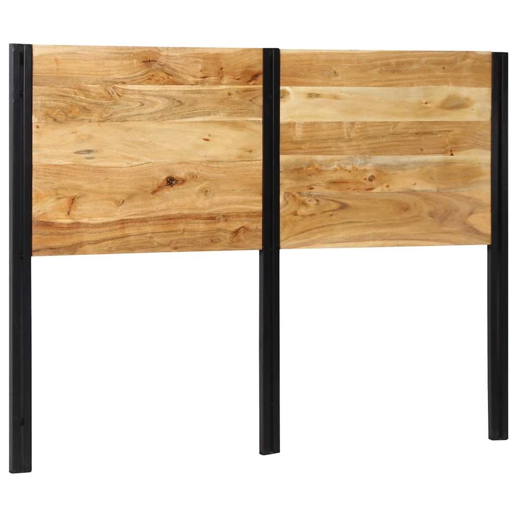 Tête de lit 140 cm bois massif d'acacia et fer - XIOS