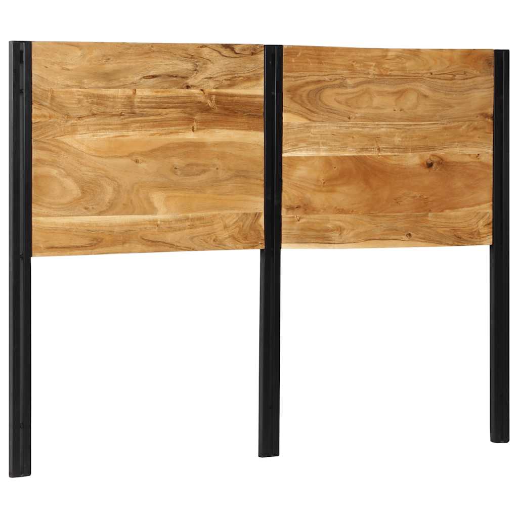 Tête de lit 140 cm bois massif d'acacia et fer - XIOS