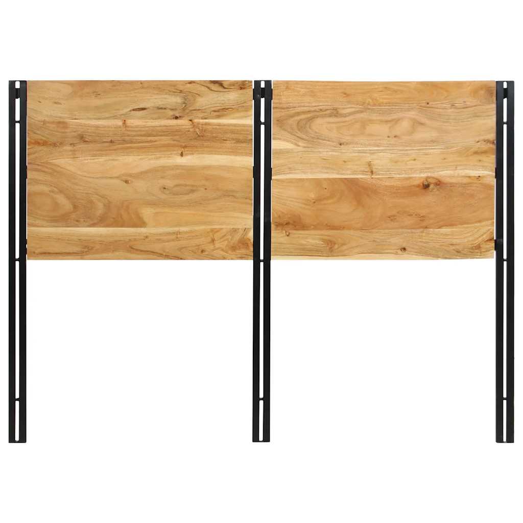 Tête de lit 140 cm bois massif d'acacia et fer - XIOS