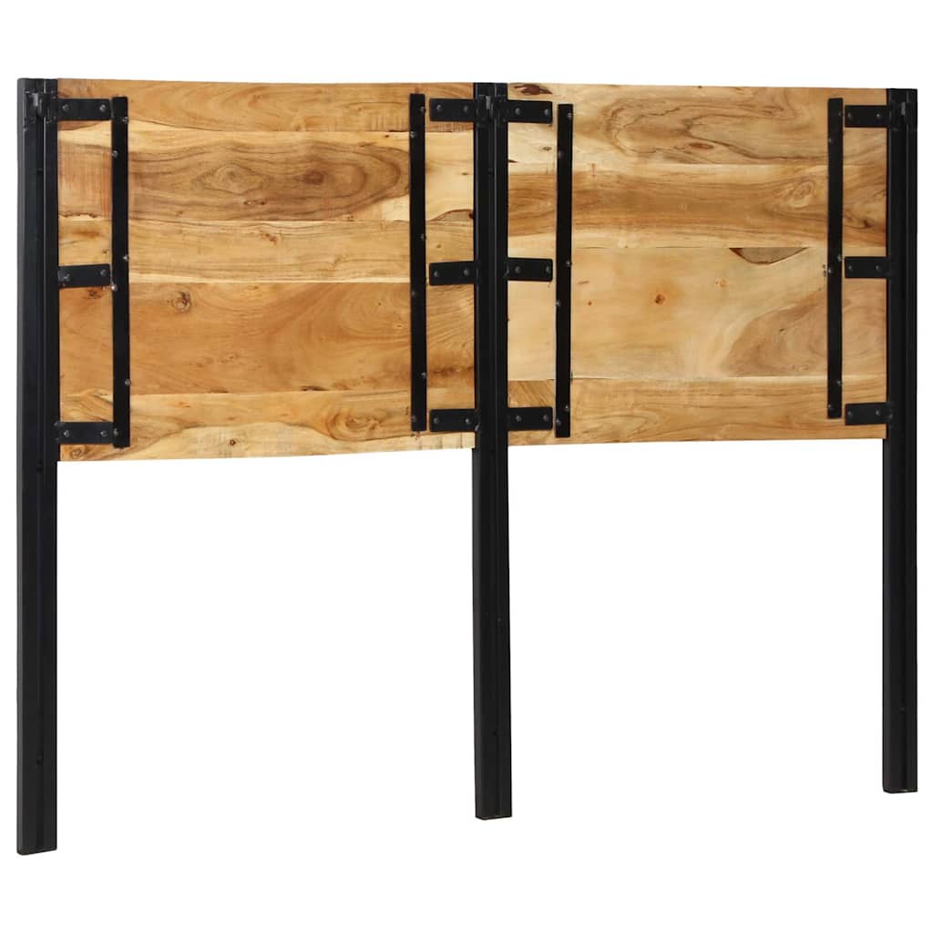 Tête de lit 140 cm bois massif d'acacia et fer - XIOS