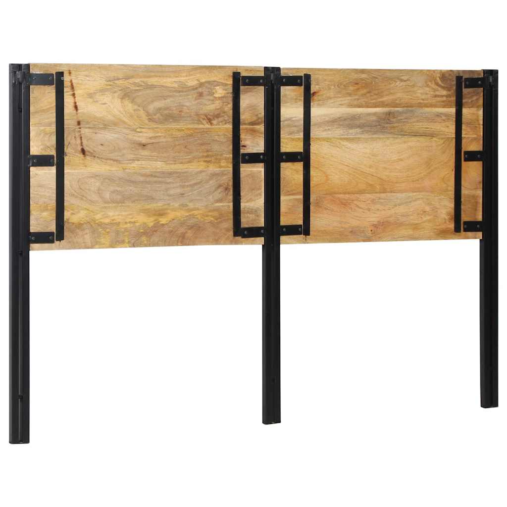 Tête de lit 160 cm bois massif manguier et fer - XIOS