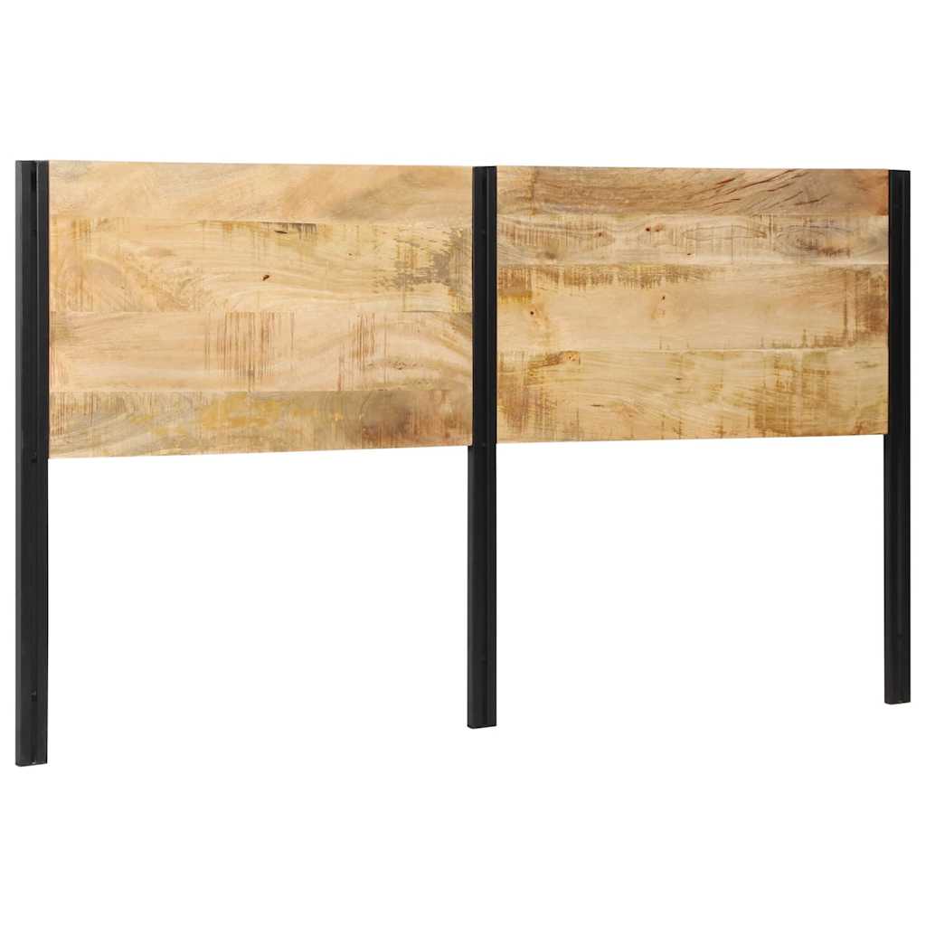 Tête de lit 180 cm bois massif manguier et fer - XIOS