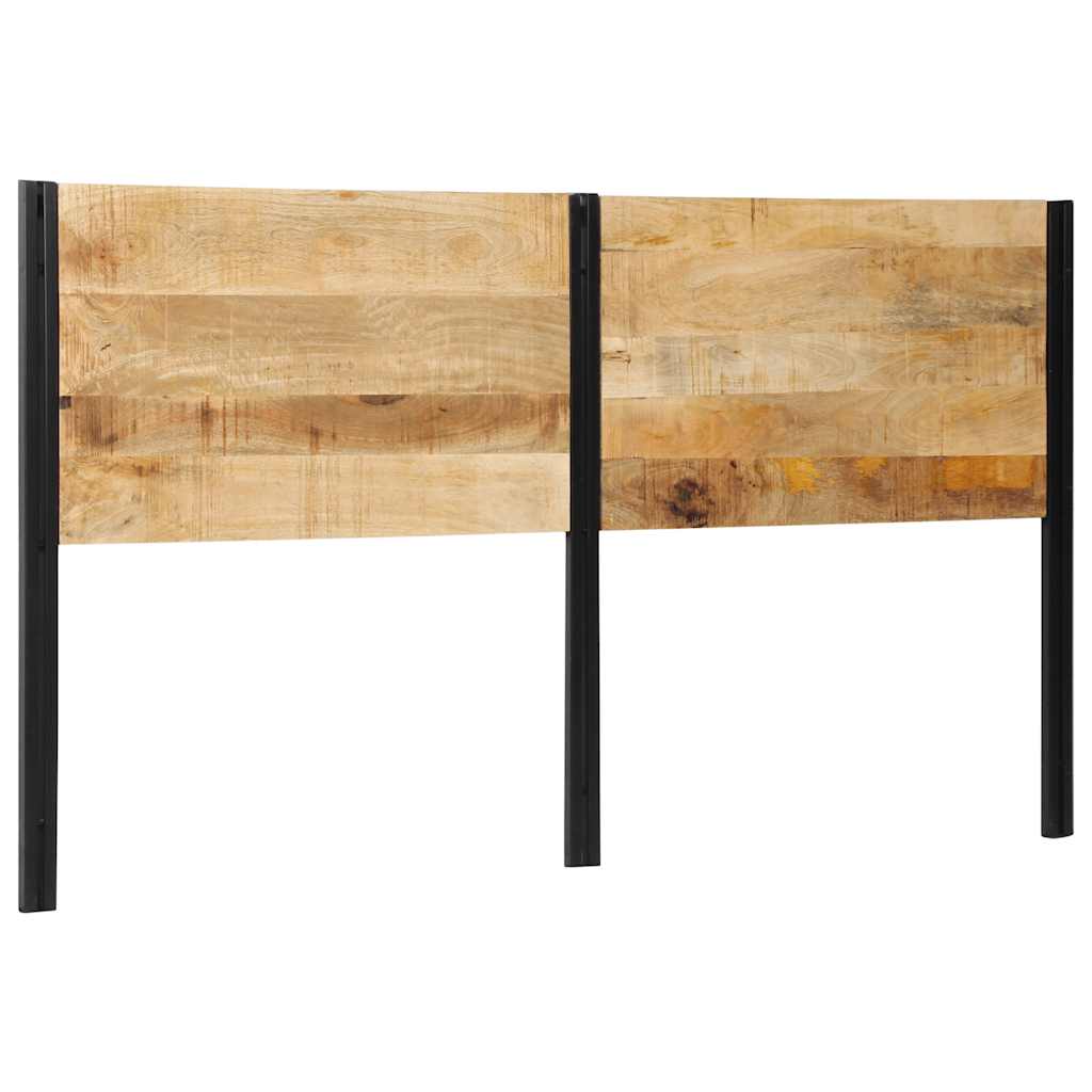 Tête de lit 180 cm bois massif manguier et fer - XIOS